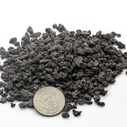 Black Horticultural Lava Rock Soil Additive for Cacti Succulents Plants No Dyes or Chemicals 100% Pure Volcanic Rock 2.2LB Top Dressing - view 4