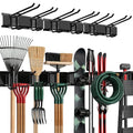 Garage Wall Organizer, Shovel Holder Wall Mount, 48" Double Hooks