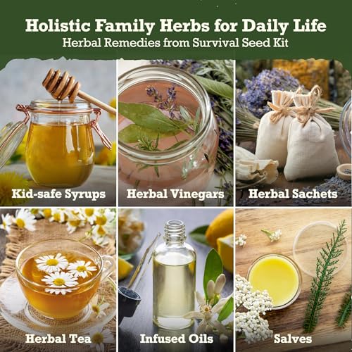 Lush&Dew Holistic Family Apothecary Seed Chest, 30000+ Medicinal Herb Seeds - view 4