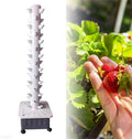 15-Tier Hydroponic Tower Kit with 45 Holes - Indoor Hydroponic Growing System for Home Gardening, Kitchen Herb Garden, Veal Garden Planter, Efficient Hydroponics Setup