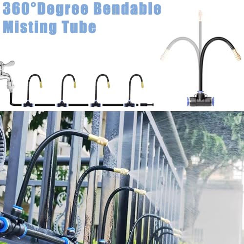 49.21Ft Drip Irrigation Kit System, 360° Bendable Garden Irrigation System - view 2