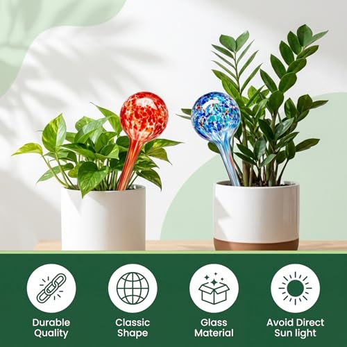 Self Watering Globes,6 Pack Plant Watering Globes,Plant Water Bulbs - view 6