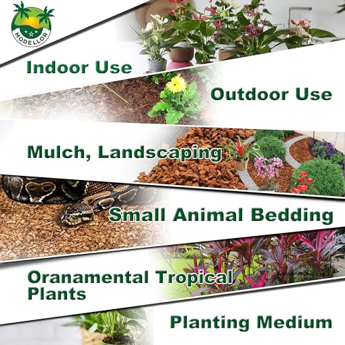Premium Super Washed, Clean, Coco Chips, 2 Bricks (2.2 lb.) yields 14 Qts. of Loose Chips. Plant Substrate, Organic, Reptile Bedding, Odor Absorbing, Grow Orchids, Mulch Indoor, Outdoor. - view 5