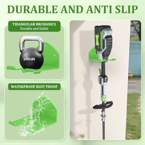 Power Tool Organizer Wall Mount, Lawn Tool Storage Rack for Weed Eater, Trimmer Rack for E.GO Power+ String Trimmer, Battery Powered 1 Pack - view 2