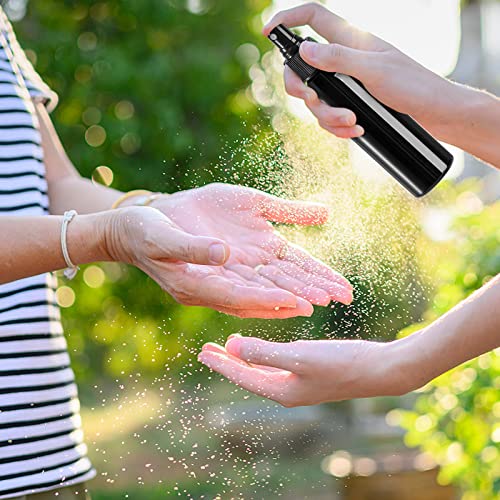 30 Pack Black Empty Spray Bottles, 4oz Plastic Fine Mist Spraying Bottles Small Refillable Sprayer Liquid Containers Portable Misters with Cap Travel Bottle for Perfume, Cleaning, Essential Oil - view 7
