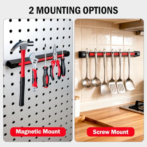 18 Inch Double Sided Magnetic Tool Holder, Magnetic Tool Bar 1 Pack - view 6