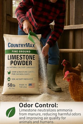 50LB Fine Ground Limestone Powder Calcium Carbonate - view 2
