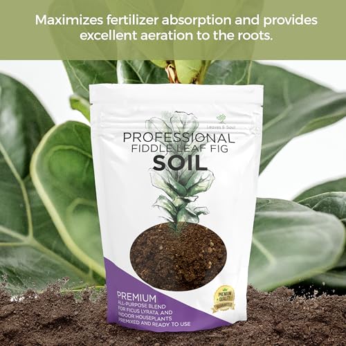 Professional Fiddle Leaf Fig Soil Mix Ready to Use Extra Large 8.2 Quarts, Premium Potting Soil for Fiddle Leaf Fig Indoor Houseplants, Peat Sawdust Coarse Sand Pinebark Made in USA (Pack of 2) - view 4