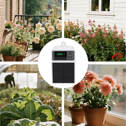 Solar Drip Irrigation Sys for Balcony Patios,14.96in,Prevents - view 3