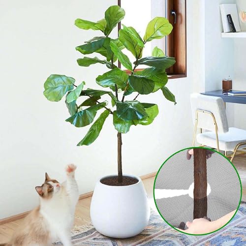 4 Pcs Plant Pot Grids, 16" Cuttable Round Planter Pots Soil Guard - view 6