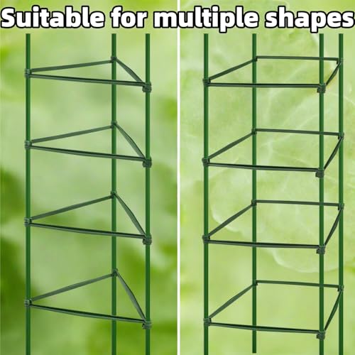100Pcs Stake Arms for Tomato Cage, 11.8 inch Tomato Stake Connectors, Expandable Support Trellis Connectors for 11mm Stakes for Garden Climbing Plants Vegetables - view 5