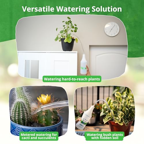 32 Oz Squeeze Bottle for Hanging Plants, Squirt Bottle/Water Container for Outdoor/Indoor Hanging Plant Made in The USA (Great Alternative for Outdoor/Indoor Watering Can) - view 2
