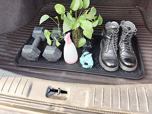 2 Pack Large Multifunctional Tray Mat Washable Indoor or Outdoor Tray Mat for Shoes Boots Plants Pots Paint Tins Pet Bowls Car Storage, 30 x 15 x 1.2 Inches - view 4