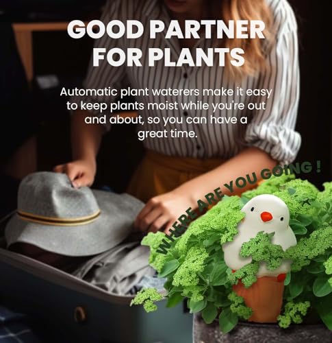 Bird Shaped Plant Watering Globes(4ps) Plants Suitable for Indoor and Outdoor Use Should be Kept Constantly Moist. The Interesting Shape Makes The Garden More Interesting and Beautiful. - view 5