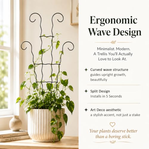 2Pack 17.5" Small Trellis for Potted Climbing Plants Indoor&Outdoor - view 2