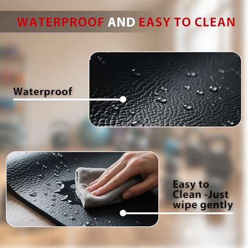 Treadmill Mat – 79" x 39", 0.2" Thick Non-Slip Walking Padl Mat for Carpet Floors & Hardwood, Shock Absorbing Exercise Mat & Under Treadmill Mat for Floor Protection in Home Gym - view 7