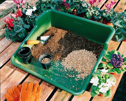 Garden Tidy Tray – Green, 24.5" L x 22" W x 8" H – Sturdy One-Piece Potting Tray, Indoor/Outdoor Gardening, Recycled Plastic, Lightweight, Versatile Use - view 5