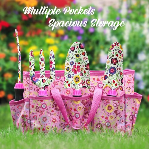 Gardening Tools Set, 10PCS Gardening Gifts for Women, Pink - view 6