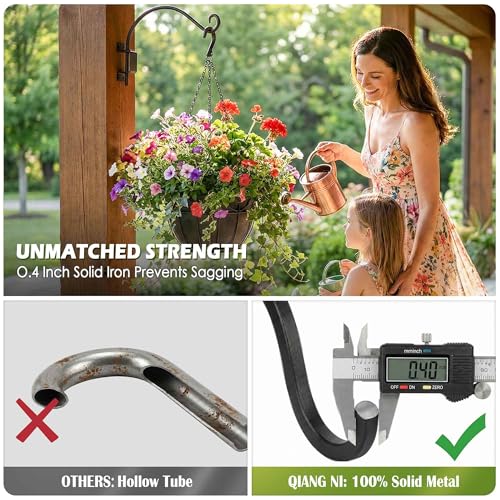 Bird Feeder Hanger Outdoor: 16" Swivel Heavy Duty Wall Mount Bracket - view 6