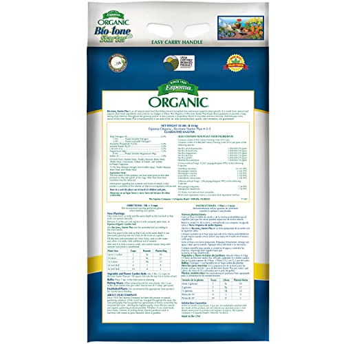 Organic Bio-Tone Starter Plus 4-3-3 Natural & Organic Starter Plant Food with Both Endo & Ecto Mycorrhizae; 18 lb. Bag; The Ultimate Starter Plant Food - view 2