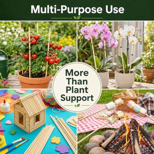 Plant Stakes for Indoor Plants - 40PCS Plant Support Sticks, 9.8" - view 7