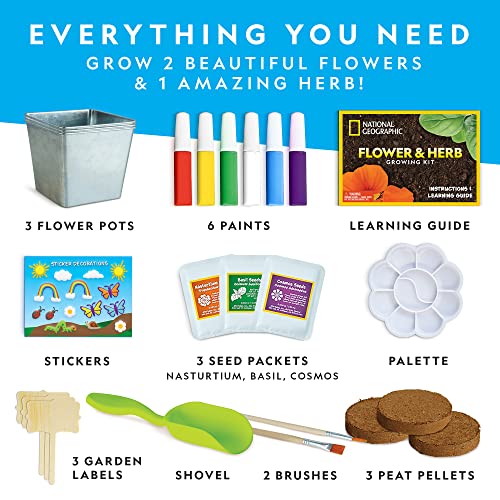 National Geographic Flower and Herb Gardening Activity Kit for Kids - view 4