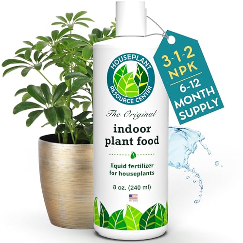 Indoor Plant Food - Organic Liquid Fertilizer for Pothos, Peace Lily, Monstera, Cactus and More - 8 oz