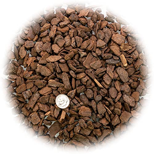 Premium Grade New Zealand Pinus Radiata Bark - Organic Hand Mixed New Zealand Pine Bark for Orchids - Medium Chips 9-12mm - 2 Quart - view 2