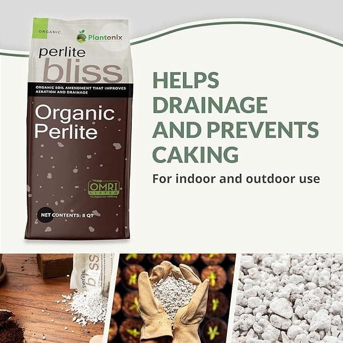 Perlite Bliss (4 Cubic Ft) - Organic Perlite for Plants Indoor Soil Amendment - Bulk Perlite for Gardening & Seed Starting - Mixes Easily with Potting Soil, Vermiculite, & Coco Coir for Plants - view 2