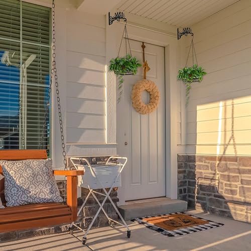 4-Pack 10 Inch Aesthetic Plant Hangers Outdoor Metal Plant Hooks Indoor - view 5