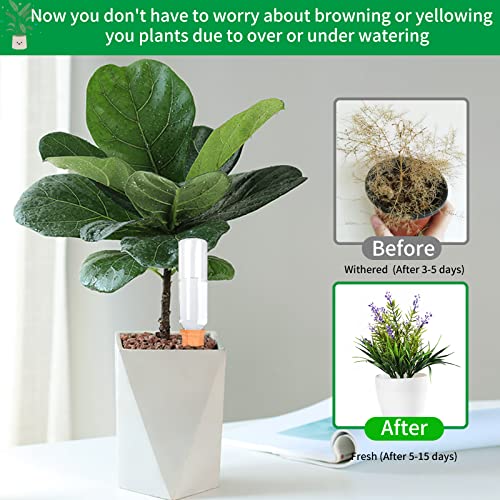 12 Pack Terracotta Watering Spikes, Vacation Self Watering Stakes - view 4
