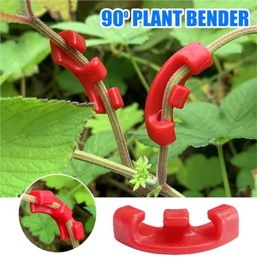 Branch bender 200pcs 90 Degree Plant Benders Trainer Growth Manipulation Tutors For Plants Clips Bending Twig Clamps Branche Accessories for Plant Bonsai Garden Home(Green) - view 3