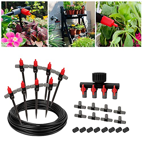 99942 Slow Drip Micro Irrigation Kit | Expandable DIY Watering System for Raised Beds, Containers, Gardens, Greenhouses & Shrubbery