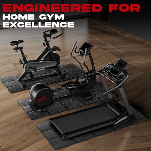 Treadmill Mat – 79" x 39", 0.2" Thick Non-Slip Walking Padl Mat for Carpet Floors & Hardwood, Shock Absorbing Exercise Mat & Under Treadmill Mat for Floor Protection in Home Gym - view 3