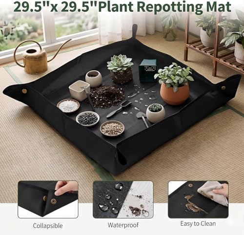 Bonsai Tools Set, 20-Piece Bonsai Tools Set with Waterproof Repotting Mat, Pruning Shears, Scissors & Training Wire - Indoor Gardening Starter Gifts for Women, Men & Beginners - view 2