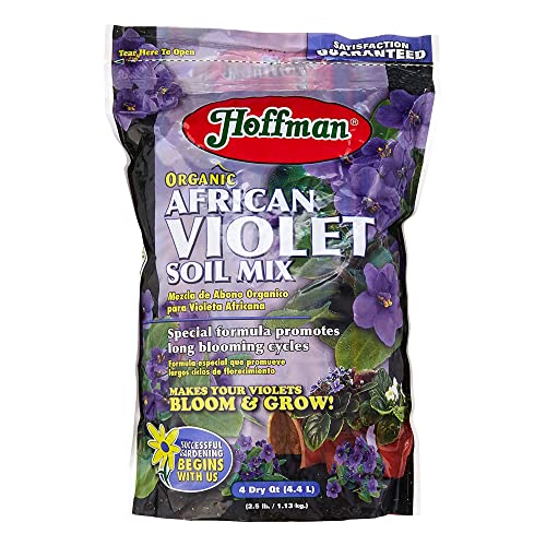 Organic African Violet Soil Mix to Promote Long Blooming Cycles and Increase Plant Growth, 4 Dry Quarts, 2 Pack - view 2