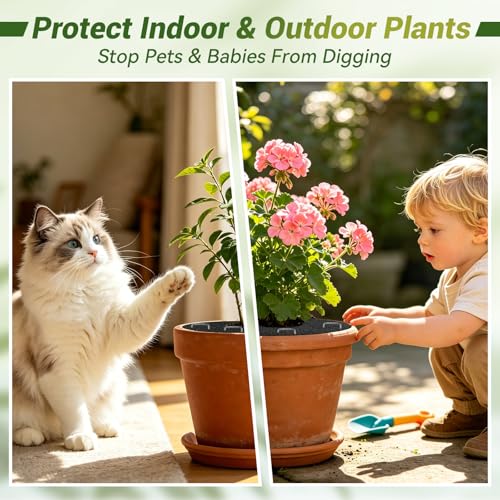 15.7" X 63" Plant Pot Grids-Cuttable Plant Pot Soil Cover Protector - view 3