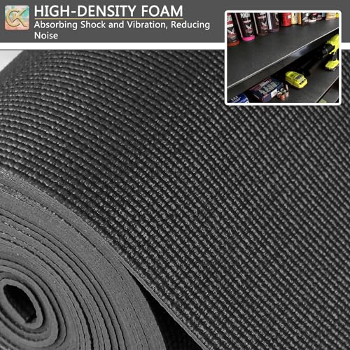Tool Box Liner Foam Toolbox Drawer Liner, 3MM Non-Slip Toolbox Liners for Drawers, Workbench, Cabinet & Shelves, 16" W x 72" L Roll Cushioned Pad to Protect Tools from Scratches & Rolling - view 3