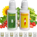 Hydroponic Nutrients (1000 ml in Total), Hydroponics Plant Food A&B for Aerogarden, Indoor Plant Fertilizer for Hydroponics Growing System Kit, Gardening Supplies for iDoo, Ahopegarden, Mugfa