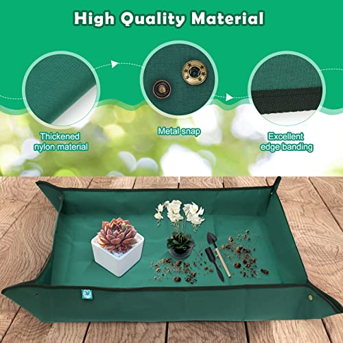 Plant Repotting Mat 43.3" x 29.5", Garden Potting Mat for Indoor - view 3
