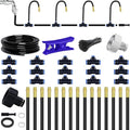 49.21Ft Drip Irrigation Kit System, 360° Bendable Garden Irrigation System