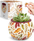 Unique 3D Puzzle Planter - 80 Plastic Pieces [K1108]