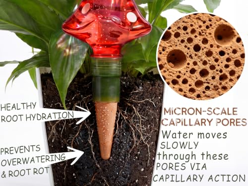 Plant Self Watering Stakes Automatic Terracotta Watering Globes Bulbs - view 3