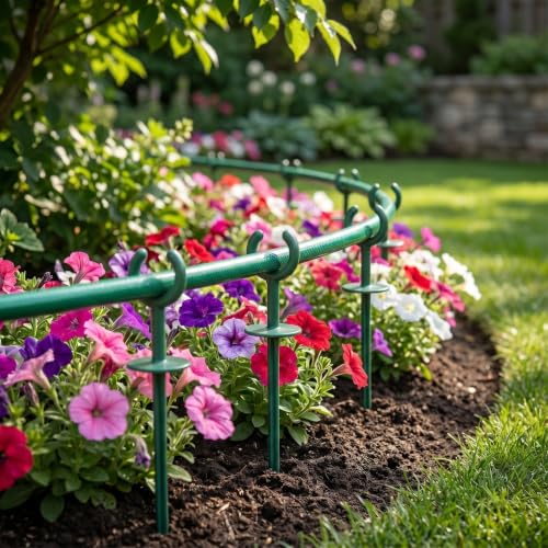 10PCS Garden Hose Guide Stakes, Green Plastic Holder Brackets - view 6