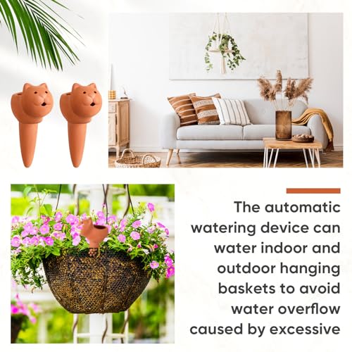 6 Pcs Terracotta Plant Watering Spikes Self Watering Stakes - view 6