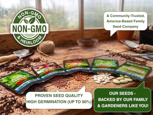 30,000+ Non-GMO Heirloom Seeds, 30 Fruit & Vegetable Varieties - view 6