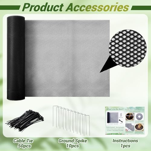 15.7" X 63" Plant Pot Grids-Cuttable Plant Pot Soil Cover Protector - view 2
