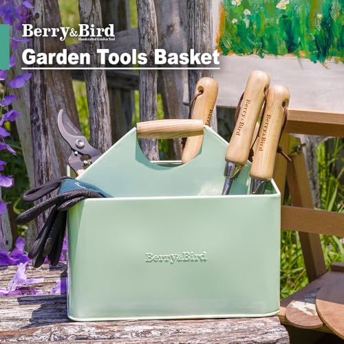 Garden Tool Organizer, Metal Garden Caddy with 4 Compartments - view 2