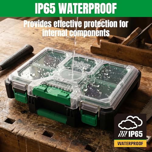 13.5-Inch Small Part Organizer, Portable Tool Box Organizer, IP65 - view 5