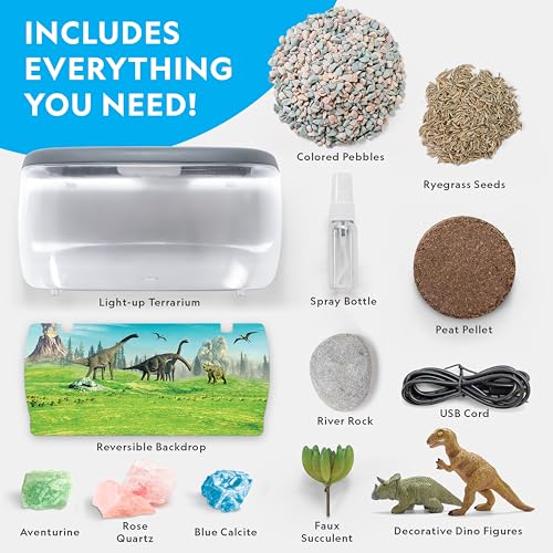 National Geographic Light-Up Dinosaur Terrarium Kit for Kids Ages 6+ - view 6